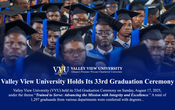 Valley View University Holds Its 33rd Graduation Ceremony